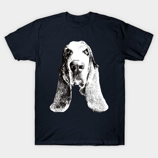 Basset Hound - Basset Christmas Gifts T-Shirt by DoggyStyles